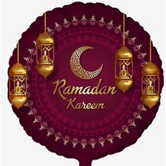 Ramadan Burgendy Balloon