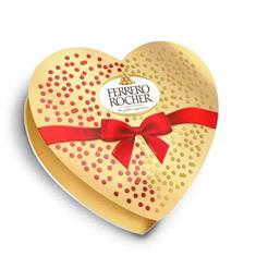Ferrero Rochers Heart Box