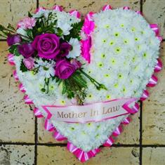 Massed pink heart