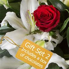 Gift Set 2 - Romantic Florist Choice Bouquet