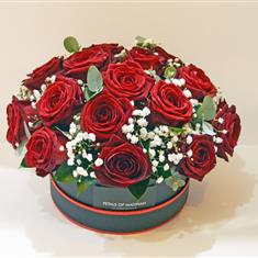 red rose &amp; gyp hat box