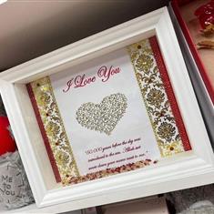 I Love You 3D Boxed Frame
