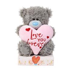 Me to You Teddy Holding &#39;Love You Forever&#39; Pink Heart