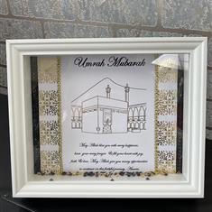 Umrah Mubarak 3D Frame