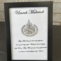 Umrah Mubarak Frame