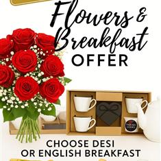 Breakfast With Roses Surprise