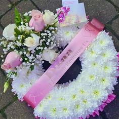 Small Baby Girl Wreath